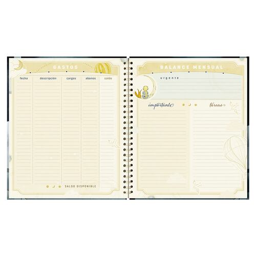 Agenda Semanal El Principio con Espiral 2025 Premium Paper
