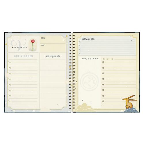 Agenda Semanal El Principio con Espiral 2025 Premium Paper