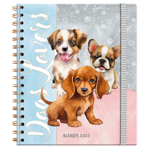 Agenda Dogs 2025 Premium Paper