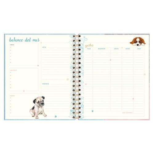 Agenda Dogs 2025 Premium Paper