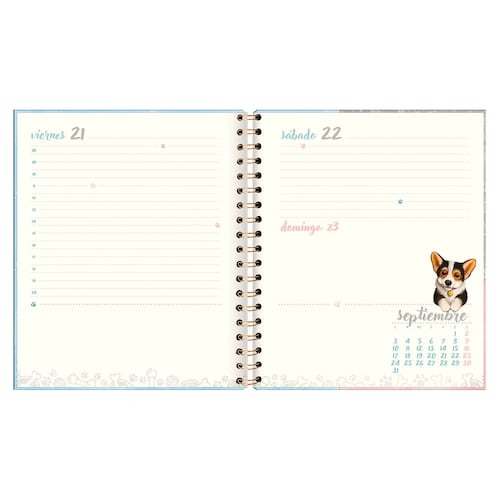 Agenda Dogs 2025 Premium Paper