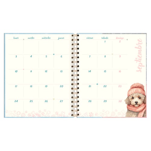 Agenda Dogs 2025 Premium Paper