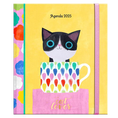Agenda Planet Cat Semanal 2025 Premium Paper