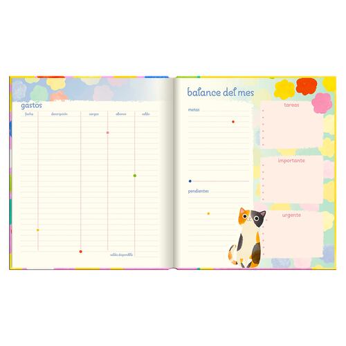 Agenda Planet Cat Semanal 2025 Premium Paper