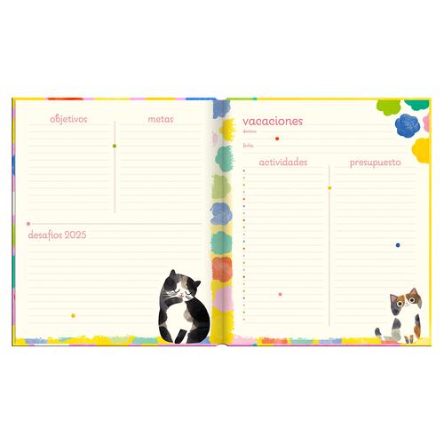 Agenda Planet Cat Semanal 2025 Premium Paper