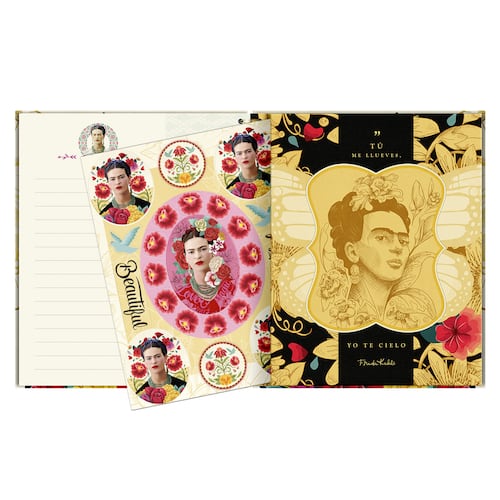 Agenda Diaria con Espiral 2025 Frida Kahlo Premium Paper