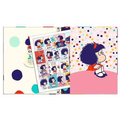Agenda Diaria con Espiral 2025 Mafalda Premium Paper