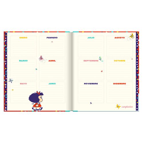 Agenda Diaria 2025 Mafalda Premium Paper
