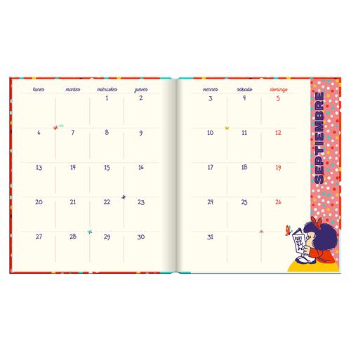 Agenda Diaria 2025 Mafalda Premium Paper