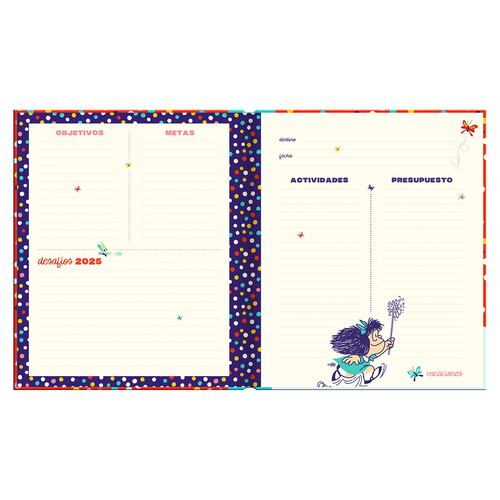 Agenda Diaria 2025 Mafalda Premium Paper