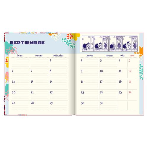 Agenda Semanal 2025 Mafalda Premium Paper