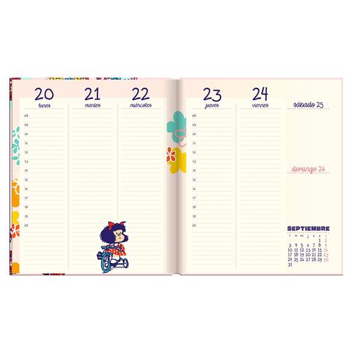 Agenda Semanal 2025 Mafalda Premium Paper