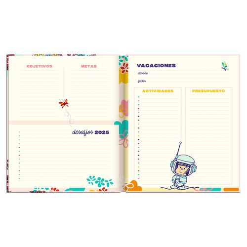 Agenda Semanal 2025 Mafalda Premium Paper