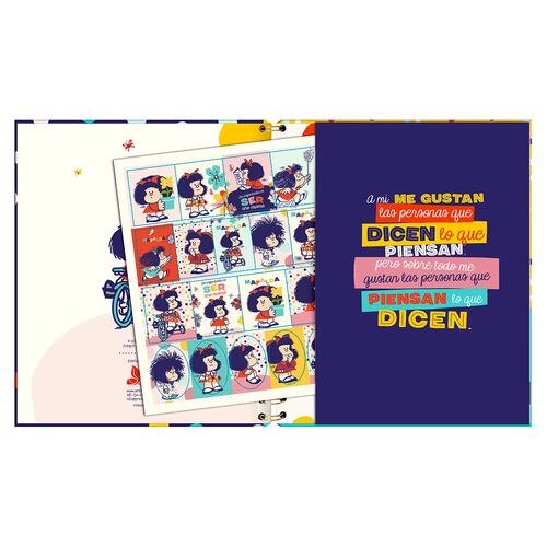 Agenda Semanal con Espiral 2025 Mafalda Premium Paper