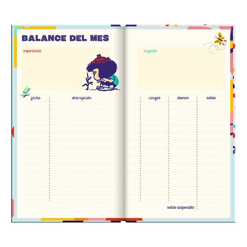Agenda Mafalda 2025 Diseño Chequera Premium Paper