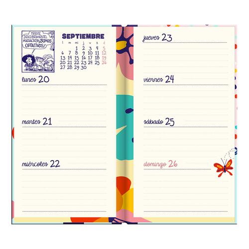 Agenda Mafalda 2025 Diseño Chequera Premium Paper