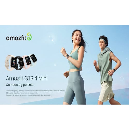 Smartwatch Amazfit Gts 4 Mini Blanco, Moda de Mujer