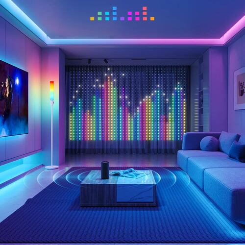 Cortina Led Govee Wi-Fi + BT RGB