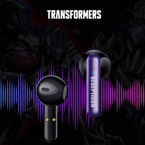 Audífonos Transformers Tft03 Morado