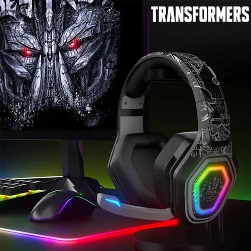 Audífonos Transformers Tfg01 Negro