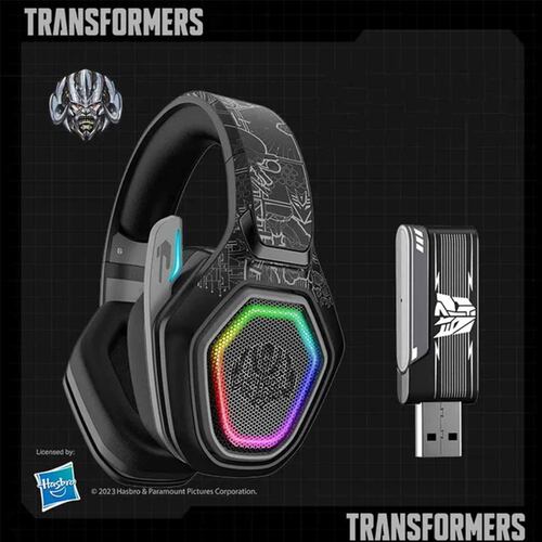 Audífonos Transformers Tfg01 Negro