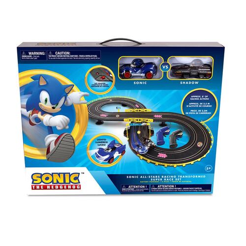 Set Pista de Carreras y Vehículos Sonic & Shadow