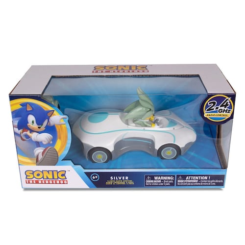 Vehículo a Control Remoto Silver. Sonic & Sega Team Racing 1 28 2 4ghz