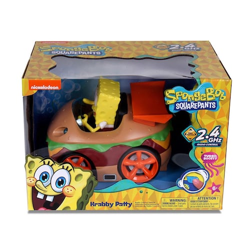 Vehículo a Control Remoto Bob Esponja Krabbypatty 2 4ghz