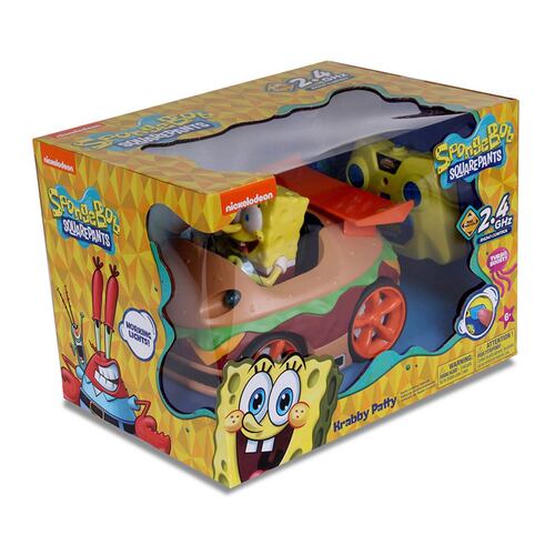 Vehículo a Control Remoto Bob Esponja Krabbypatty 2 4ghz