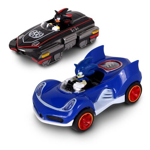 Set 2 Vehículos de Frición Sonic & Shadow
