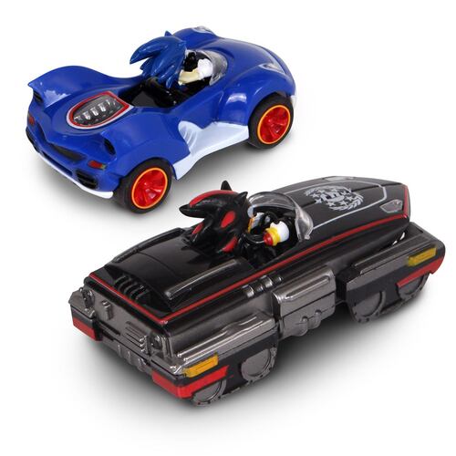 Set 2 Vehículos de Frición Sonic & Shadow