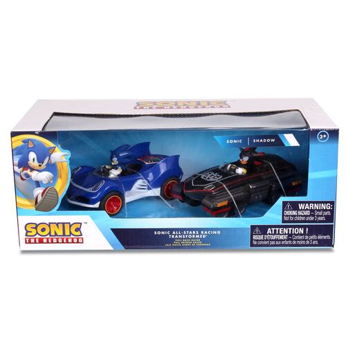 Set 2 Vehículos de Frición Sonic & Shadow