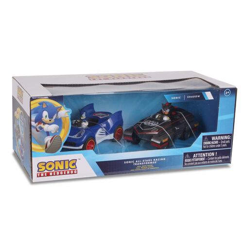 Set 2 Vehículos de Frición Sonic & Shadow