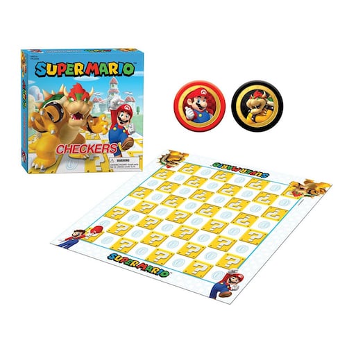 Juego de mesa Super Mario™ vs Bowser Checkers