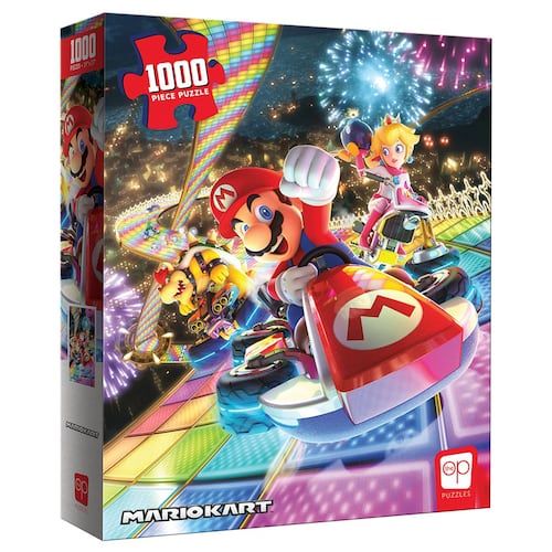 Rompecabezas Mario Kart "Rainbow Road" 1000 piezas