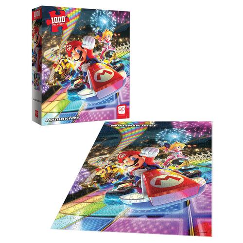 Rompecabezas Mario Kart "Rainbow Road" 1000 piezas