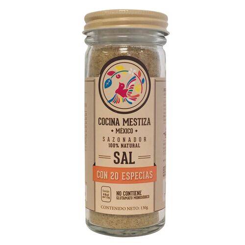 Sal con 20 Especies 130 gramos Cocina Mestiza