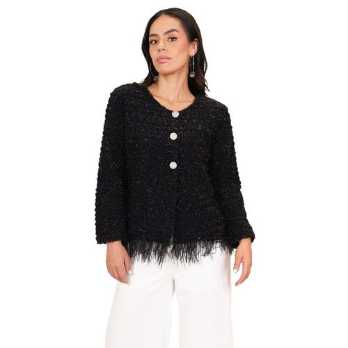 Blazer Negro Zuio Para Mujer