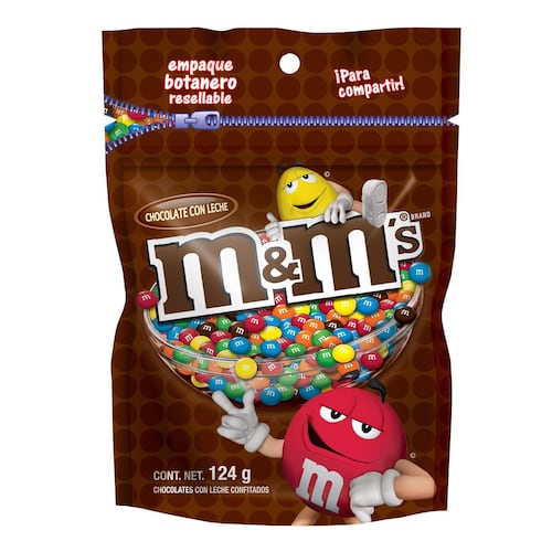 M&M's Chocolate Stand Up Pouch 1/16/124g