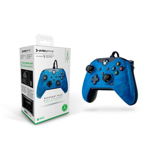 Control PDP Xbox Series X/S Azul Alambrico