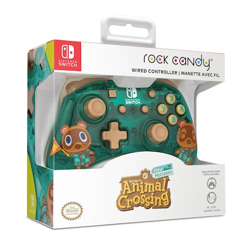 Control Rock Candy Wired Nintendo Switch  Animal Crossing