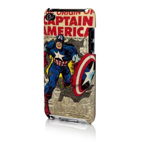 Marvel Case Captain America Newspaper for iPod touch 4G