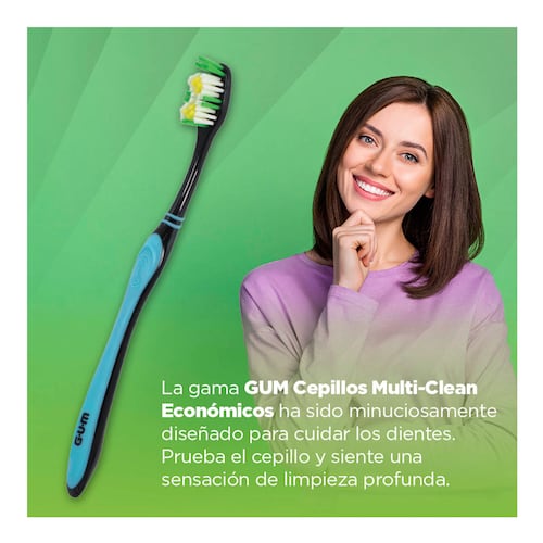 Cepillo Dental Multi Clean 2pzs GUM