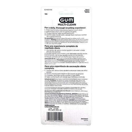 Cepillo Dental Multi Clean 4pzs GUM