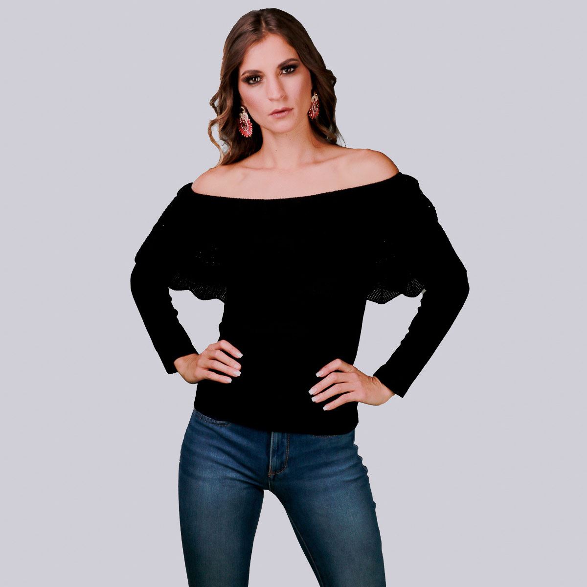 Blusa tejida para online dama