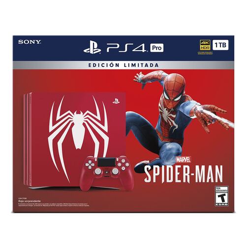 Consola PS4 Pro 1TB  Spiderman