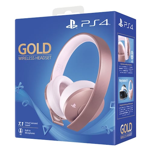 Audífonos PlayStation Rose Gold Inalámbricos