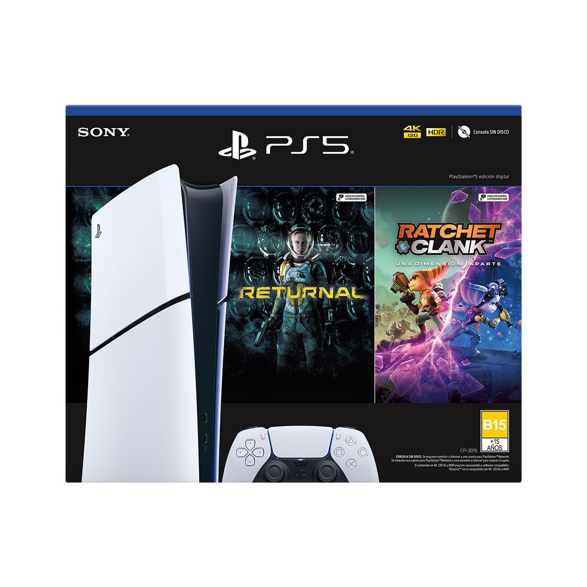 Consola PS5 Slim 1 TB Bundle Digital
