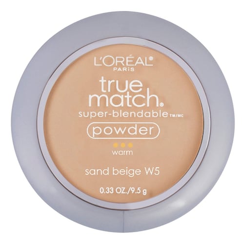 Polvo compacto True Match L'Oréal Paris, Tono W5 Sand Beige