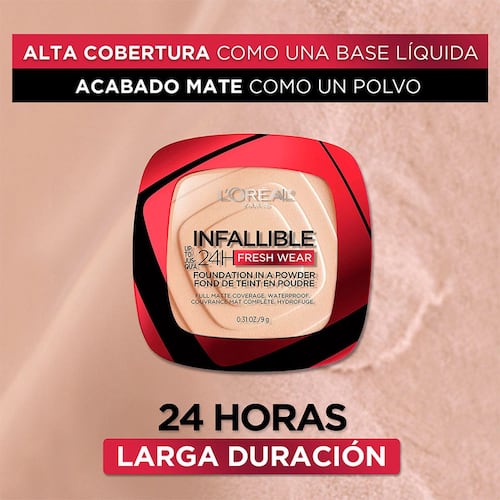 Polvo compacto Infallible Fdnt In A Pwd Beige Sand 190